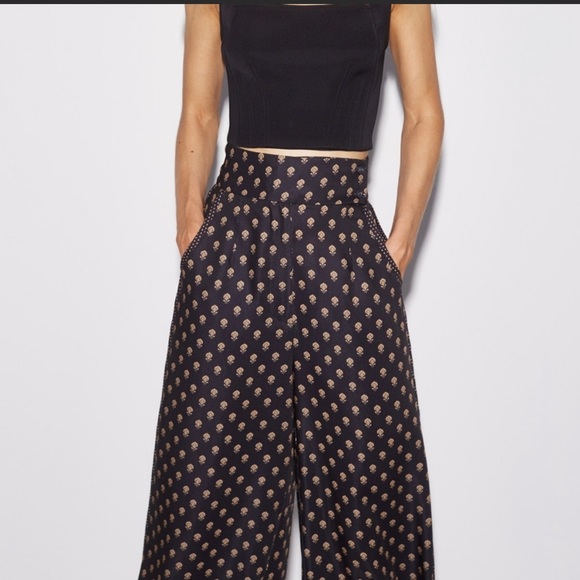 Anthropologie C/MEO Collective Palatial Printed Wide Leg Pants - Picture 6 of 16
